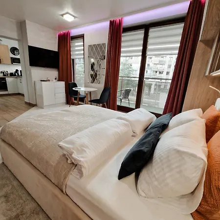 Terrace Centrum - Dworzec Glowny 850m Apartment