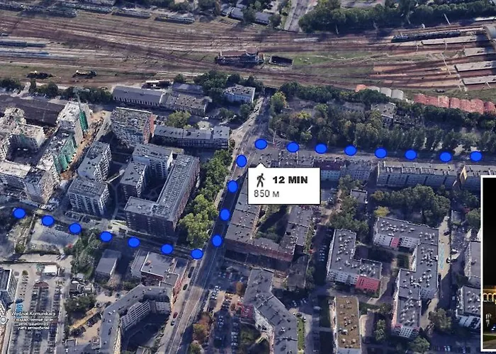 Terrace Centrum - Dworzec Glowny 850m